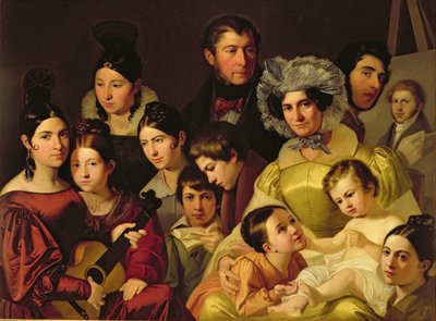 La famille Malatesta, 1835 - Adeodato Malatesta or Malatesti